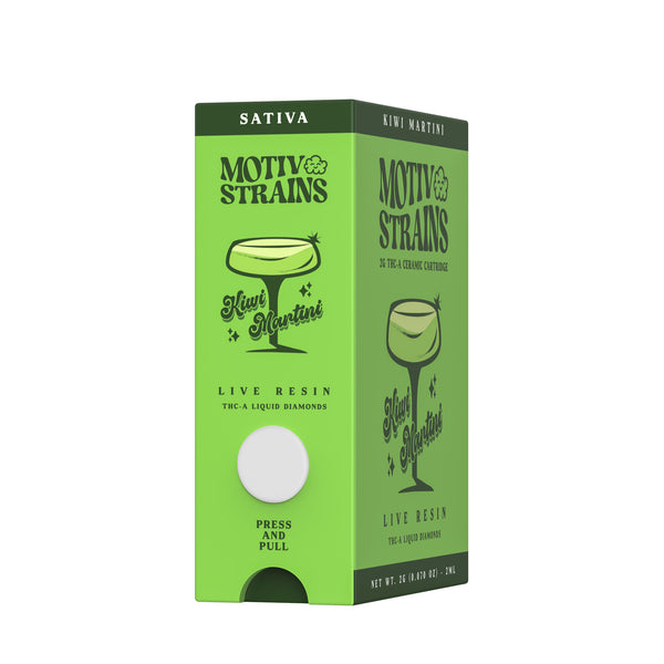 Kiwi Martini - Live Resin Liquid Diamonds Sativa - THCA Cartridge - 2g