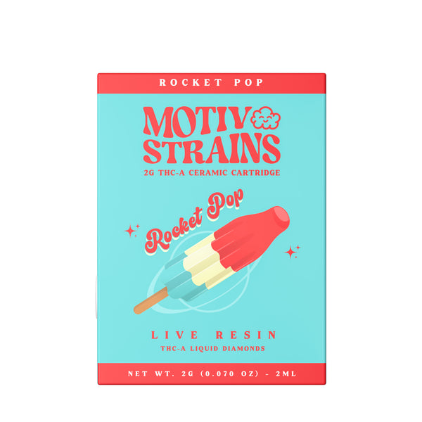 Rocket Pop - Live Resin Liquid Diamonds Hybrid - THCA Cartridge - 2g