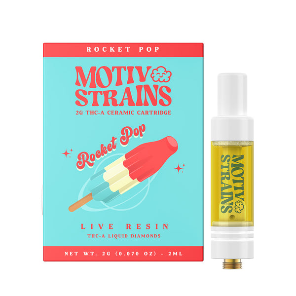 Rocket Pop - Live Resin Liquid Diamonds Hybrid - THCA Cartridge - 2g